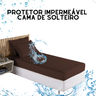 Capa Protetora Colchao Solteiro Matelado Impermeável Slip - 2
