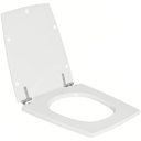 Ver imagem 2 de Assento Sanitário Tampa de Vaso Madeira Mdf Laqueado Nuage para Bacia Incepa 27cm - Cinza Claro