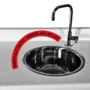 Ver imagem 5 de Essential Cuba Redonda Aço Medidas 30x15cm Inox 304