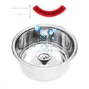 Ver imagem 4 de Essential Cuba Redonda Aço Medidas 30x15cm Inox 304