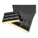 Ver imagem 2 de Caixa de Costura com Bandeja Flocada em Preto Josely Flocados