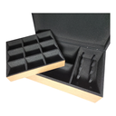 Ver imagem 3 de Caixa de Costura com Bandeja Flocada em Preto Josely Flocados