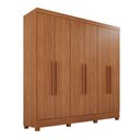 Ver imagem 2 de Guarda Roupa Casal 6 Portas 2 Gavetas Argélia Corrediças Telescópicas