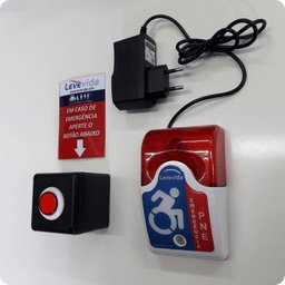 Alarme Audiovisual Para Banheiro Pne /Pcd - Sem Fio - 3