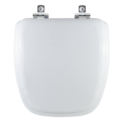 Tampa de Vaso Almofadado Soft Close Flex Branco para Bacia Deca