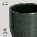 Ver imagem 2 de Jogo de 6 Canecas Arauco 273ml Verde Xícara de Chá Cerâmica Porto Brasil