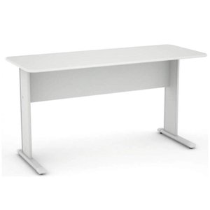 Mesa Reta 1,20x0,60 Cor Cinza sem Gavetas