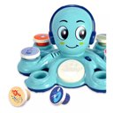 Ver imagem 5 de Brinquedo Educativo Polvo Musical com 6 Botões Luz + 20 Sons Cor Azul