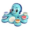 Brinquedo Educativo Polvo Musical com 6 Botões Luz + 20 Sons Cor Azul - 2