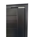 Ver imagem 7 de Porta Pivotante de Alumínio 210 X 100cm com Puxador Veneza Esquadrias Bergamo Abertura Direita