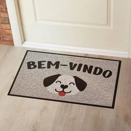 Capacho Vinílico Estampado Antiderrapante 60x40cm - Komeco Cachorro - 2