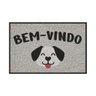 Capacho Vinílico Estampado Antiderrapante 60x40cm - Komeco Cachorro - 1