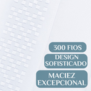 Ver imagem 3 de Conjunto Casal Queen Size Imperiale Algodão Toque Super Macio:branco