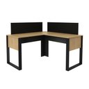 Ver imagem 4 de Painel Dividor de Mesa 110cm ME4183 Preto