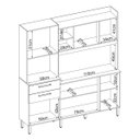 Ver imagem 3 de Armário de Cozinha 6 Portas 2 Gavetas Select