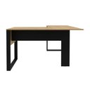 Ver imagem 7 de Escrivaninha Mesa Escritório em L ME4181 136cmX136cm 136cm Amêndoa E Preto