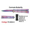 Canivete Esportivo Butterfly Borboleta T2-SD2-C importado - 2