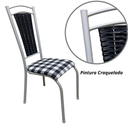 Ver imagem 2 de Kit 4 Cadeiras Cozinha Aço Tubolar Confortável Jantar