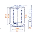 Ver imagem 4 de Linha B3 Conjunto 4×2 Interruptor Simples Moderno 10a 250v + Campainha Excelente Acabamento