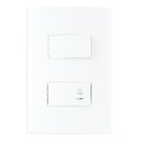 Ver imagem 1 de Linha B3 Conjunto 4×2 Interruptor Simples Moderno 10a 250v + Campainha Excelente Acabamento