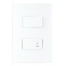 Linha B3 Conjunto 4×2 Interruptor Simples Moderno 10a 250v + Campainha Excelente Acabamento - 1
