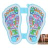 Massageador de Pes Acupuntura Reflexologia Pontos de Pressao Acupressao Alivia Dores Fascite Plantar - 1