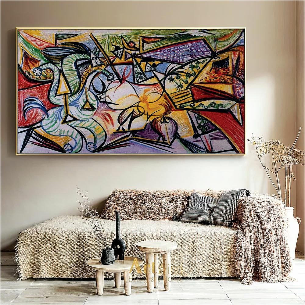 Quadro Decorativo Pablo Picasso Tourada:150x100/BORDA INFINITA - 6