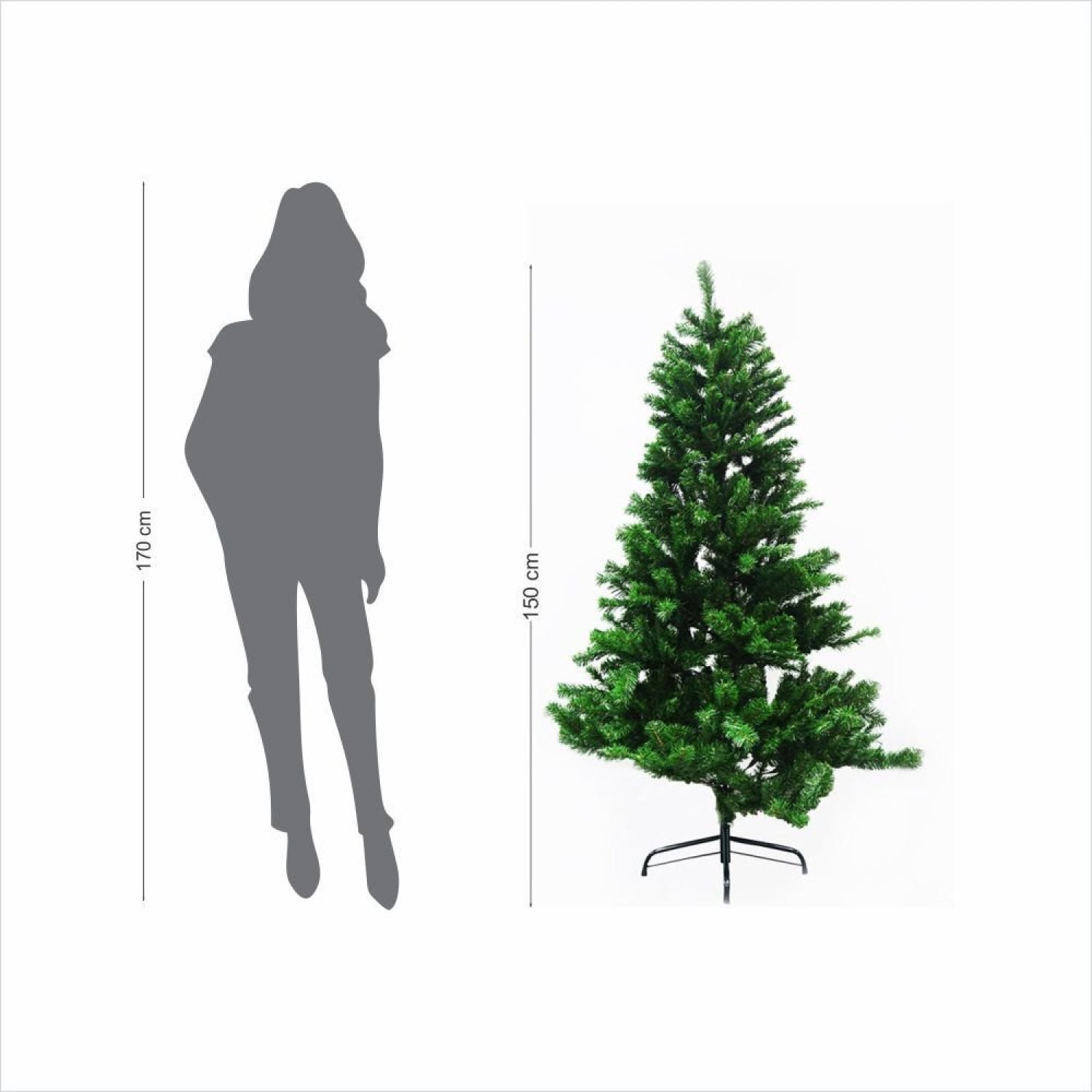 Árvore Natalina Decorativa Quebec 150cm - 5