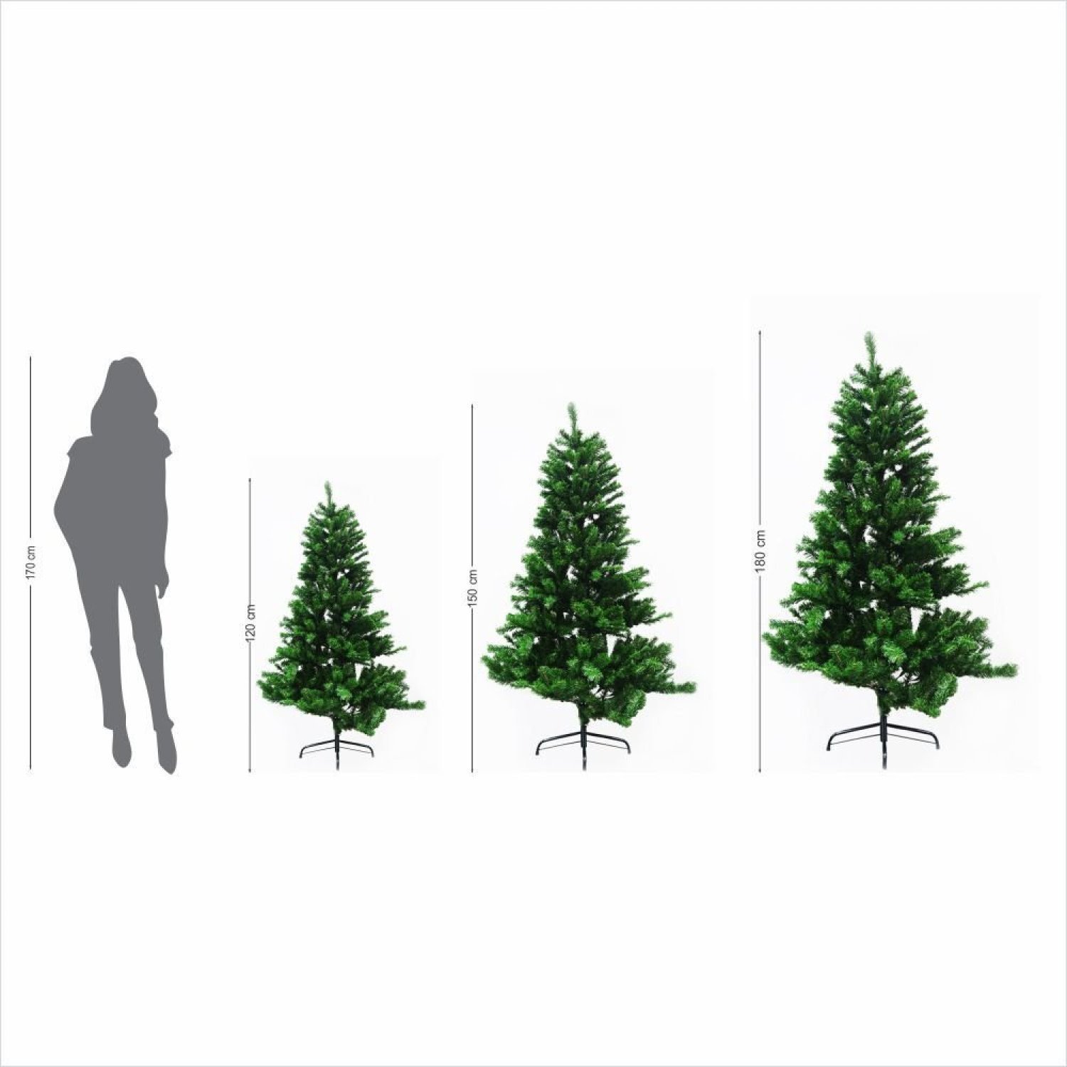 Árvore Natalina Decorativa Quebec 150cm - 6