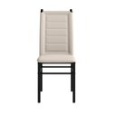 Ver imagem 4 de Conjunto 2 Cadeiras 41cm x 96,5cm Tokio Preto/Off White