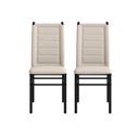 Ver imagem 1 de Conjunto 2 Cadeiras 41cm x 96,5cm Tokio Preto/Off White