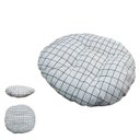 Ver imagem 2 de Almofada Futton Redonda Assento Cadeira Sofa Sala Escritorio Home Office Estudio Quarto Conforto Dec
