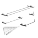 Ver imagem 1 de Kit de Acessórios para Banheiro Alto Brilho 5 Peças 2160or Grego Metal