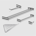 Ver imagem 4 de Kit de Acessórios para Banheiro Alto Brilho 5 Peças 2160or Grego Metal