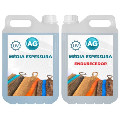 Resina Epoxi Média Espessura AG Resinas ag 7KG
