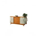 Ver imagem 2 de Aparador para Sala Buffet Mônaco Madetec - Cinamomo/off White