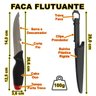 Faca Flutuante para Pesca Esportiva Aventura Bainha Plástica - 4