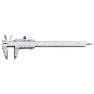 Paquímetro Universal com Faces de Medição (Bicos e Orelhas) em Metal Duro Capacidade 150mm/6"