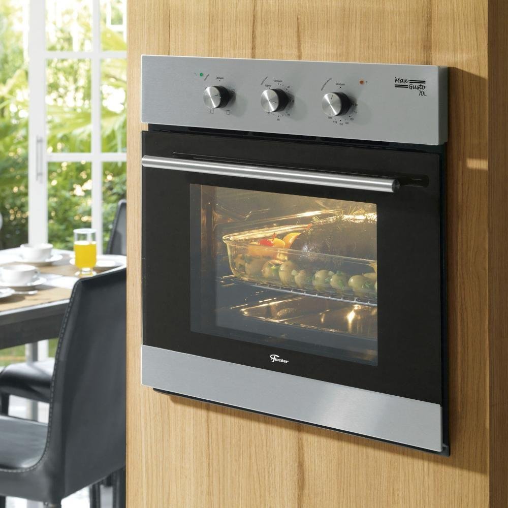 Forno Elétrico Max Gusto de Embutir 70L Fischer 220V - 3