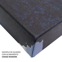 Quadro Decorativo em Canvas Abstrato Rupestre - Chassi - 120 x 80cm - 4