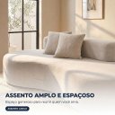 Ver imagem 6 de Sofá 3 Lugares na Caixa 180 cm Orgânico Arco Bouclê B05 - D'Rossi