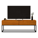 Ver imagem 1 de Rack Eros 140cm Base Metálica Estido Industrial com Gavetas:naturale/preto