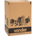 Ver imagem 2 de Lixeira Retangular 50 Litros Inox Tampa Pedal Vonder