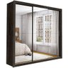 Guarda-Roupa Casal com Espelho 3 Portas de Correr Isabela Master Malbec - Carioca Móveis - 2