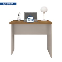 Mesa Home Office Moderna Computador Escrivaninha Mdp:lamina Mel-cacao - 5