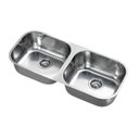 Ver imagem 1 de Cuba Dupla Docol Spice 83x34 017025CH Inox Alto Brilho