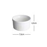 8 Ramekin de Porcelana 90ml para Molho - 6