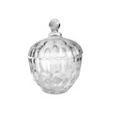 Ver imagem 1 de Bomboniere/potiche Vidro C/tampa 10x13cm N240071-6 - Quanhe