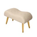 Ver imagem 4 de Poltrona Decorativa Nina e Banqueta Josi Suede Bege Claro - MV Estofados Shop