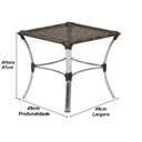 Ver imagem 3 de Mesa de Centro em Alumínio e Fibra Sintética Trama Original